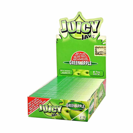 Juicy Jay 1.25 Size - Green Apple box