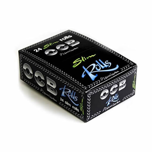 OCB Premium Black Rolls 24 Boxes Of 4m Rolls