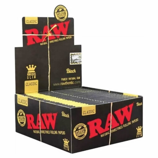 RAW King Size Slim Classic Black