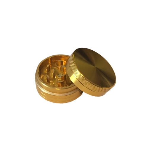 SPF Grinder 50mm 2 Part - Gold open