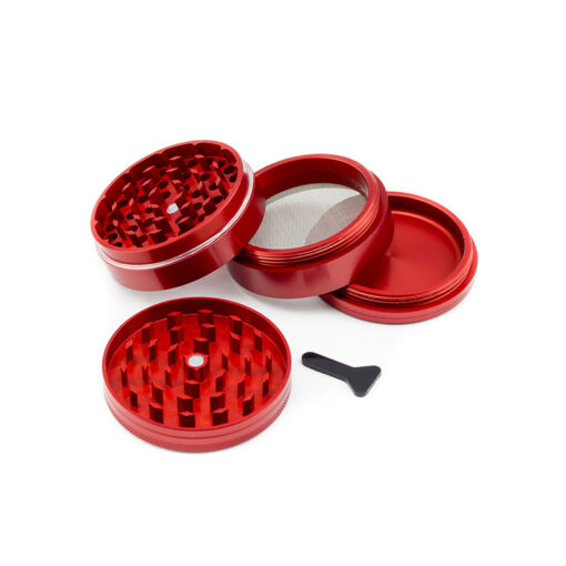 SPF Grinder 50mm 4 Part - Red