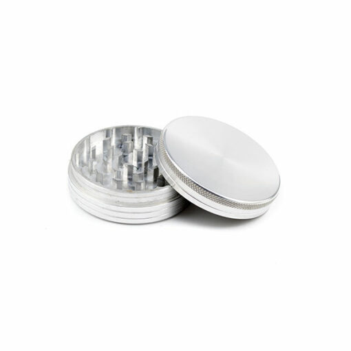 SPF Grinder 63mm 2 Part - Silver