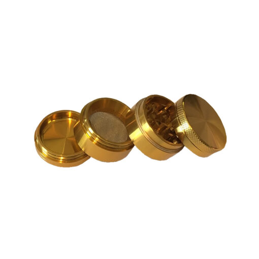 SPF Grinder 63mm 4 Part - Gold